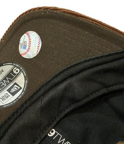 美品 ニューエラ アジャスターキャップ コーデュロイ メンズ NEW ERA