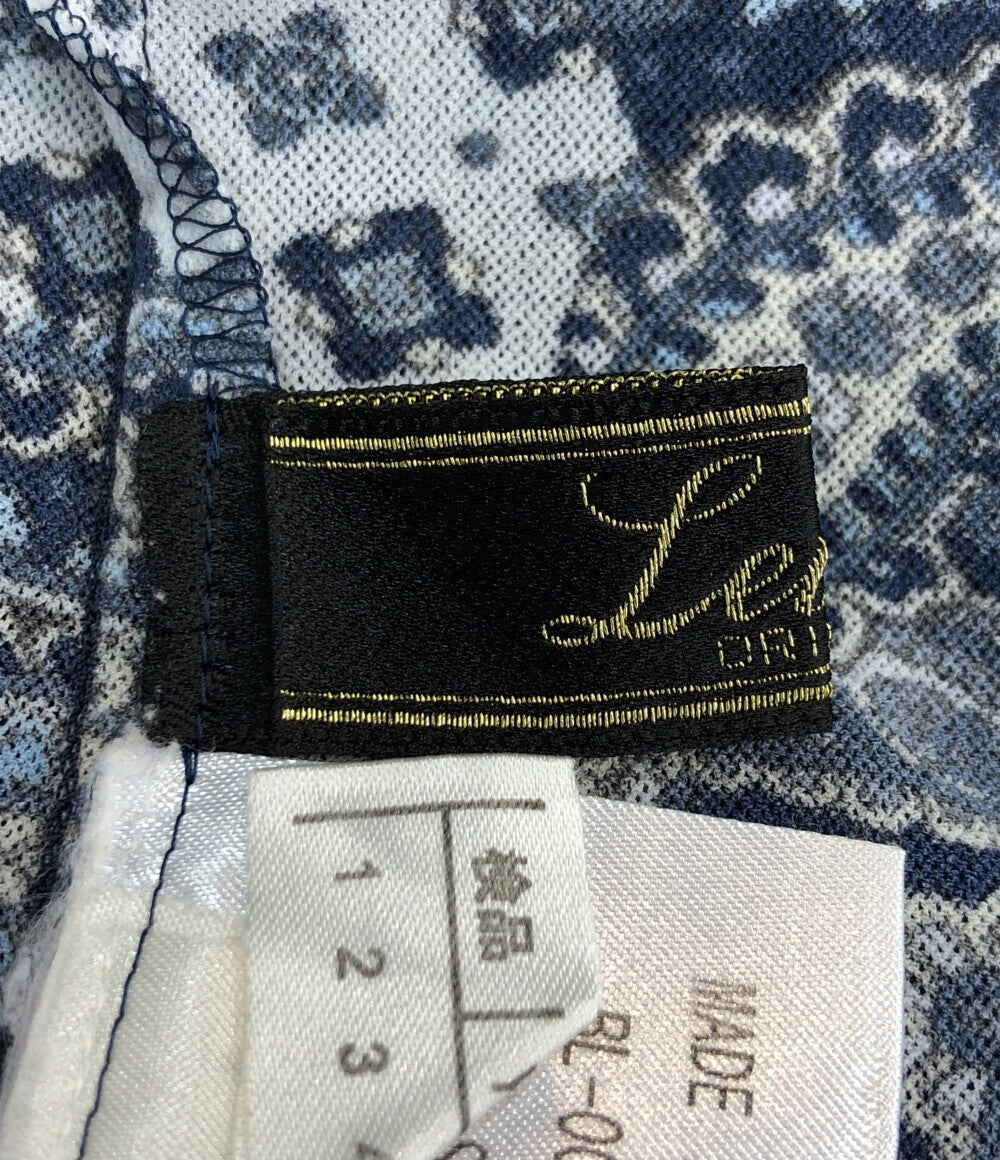 美品 レリアン ペイズリー柄七分丈ブラウス レディース SIZE 11 (M) Leilian