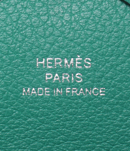 HERMES コインケース カードケース シルバー金具 W刻印 カルヴィ デュオ レディース メンズ エルメス