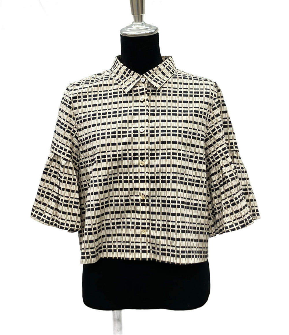 美品 ANAYI フレアスリーブブラウス レディース SIZE 38 (M) アナイ