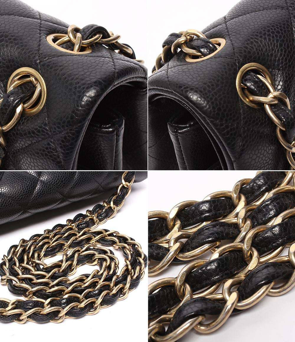CHANEL チェーンショルダーバッグ ダブルチェーン ダブルフラップ
