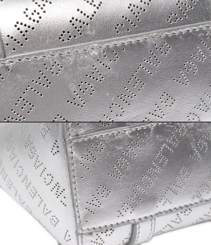 BALENCIAGA 2WAYハンドバッグ ショルダーバッグ 斜め掛け エブリデイトート パンチング 551815 8117 バレンシアガ