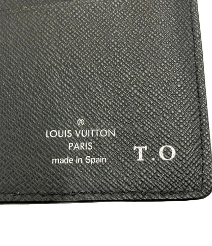 ルイ・ヴィトン 二つ折り長財布 イニシャル刻印あり ポルトフォイユブラザ エピ M60622 メンズ LOUIS VUITTON