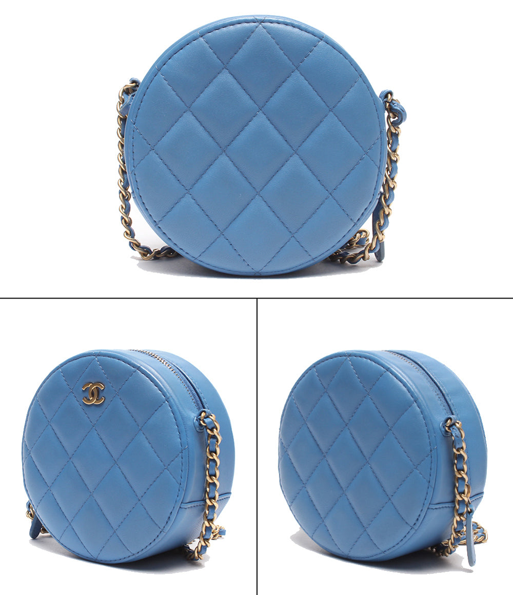 CHANEL チェーンショルダーバッグ 肩掛け 斜め掛け ゴールド金具