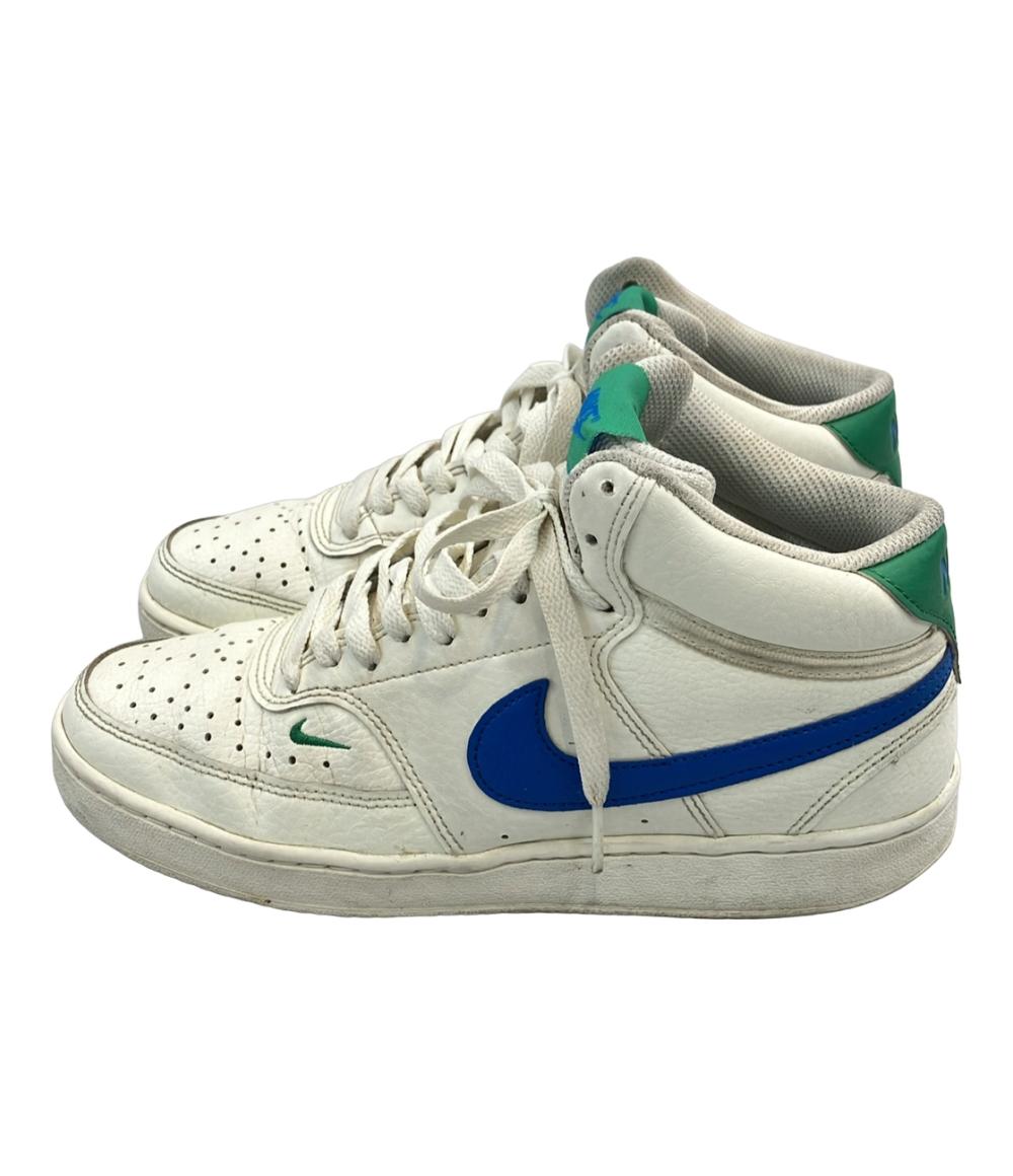 NIKE ミドルカットスニーカー COURT VISION MID CD5436-105 レディース SIZE 24.5 (L) ナイキ