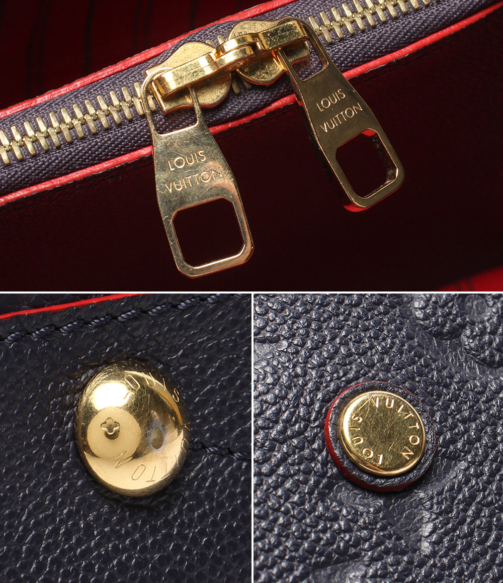 美品 LOUIS VUITTON 2WAYハンドバッグ ショルダーバッグ 斜め掛け モンテーニュBB モノグラム アンプラント M42747 レディース ルイ・ヴィトン