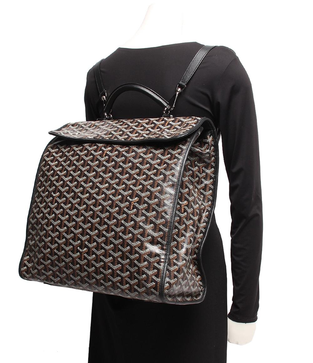 ゴヤール バックパック リュック シルバー金具 サン レジェ ゴヤールディンキャンバス GOYARD