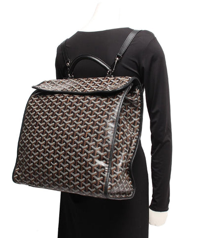 ゴヤール バックパック リュック シルバー金具 サン レジェ ゴヤールディンキャンバス GOYARD