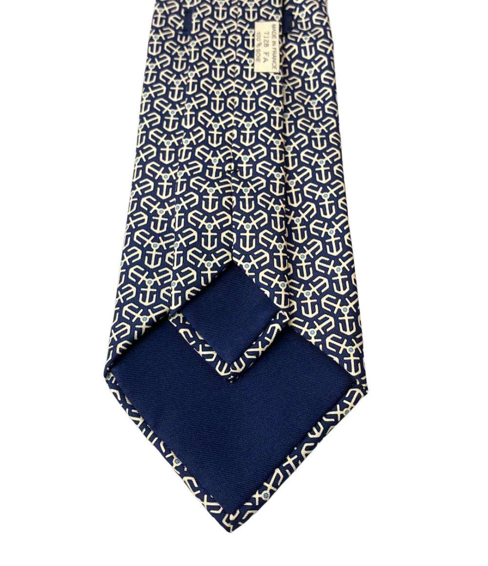 美品 エルメス ネクタイ シルク100% メンズ HERMES