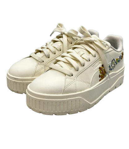 PUMA ローカット厚底スニーカー カルメン 2 MU エンブロイダリー 401203-03 レディース SIZE 22.5 プーマ