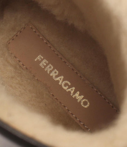FERRAGAMO ショートブーツ ガンチーニ レディース SIZE ６1/2 M フェラガモ
