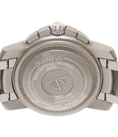 ボームアンドメルシェ 腕時計 ケープランド ダイバー クロノグラフ 自動巻き グレー 65390 メンズ BAUME＆MERCIER