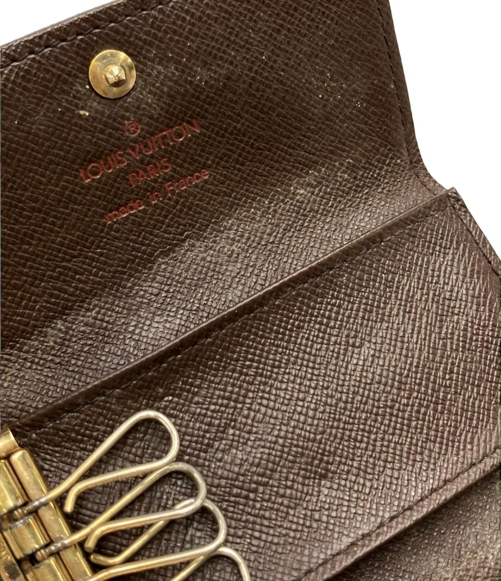 LOUIS VUITTON 4連キーケース ミュルティクレ 4 ダミエ エベヌ N62631 レディース メンズ ルイ・ヴィトン