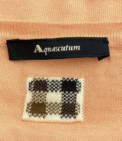 美品 アクアスキュータム 長袖ニット レディース SIZE 8S (S) Aquascutum