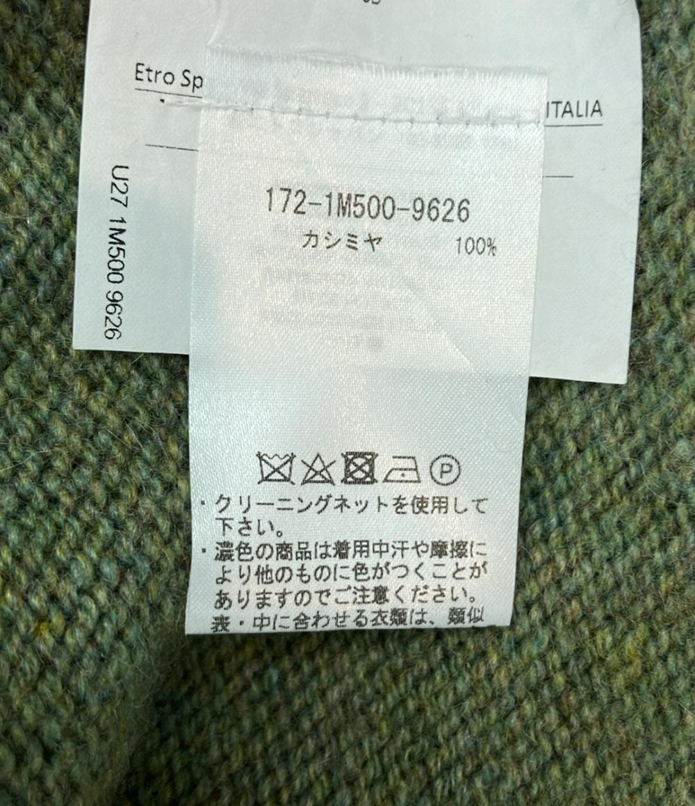 ETRO 長袖ニット カシミア100% 172-1M500-9626 メンズ SIZE M エトロ