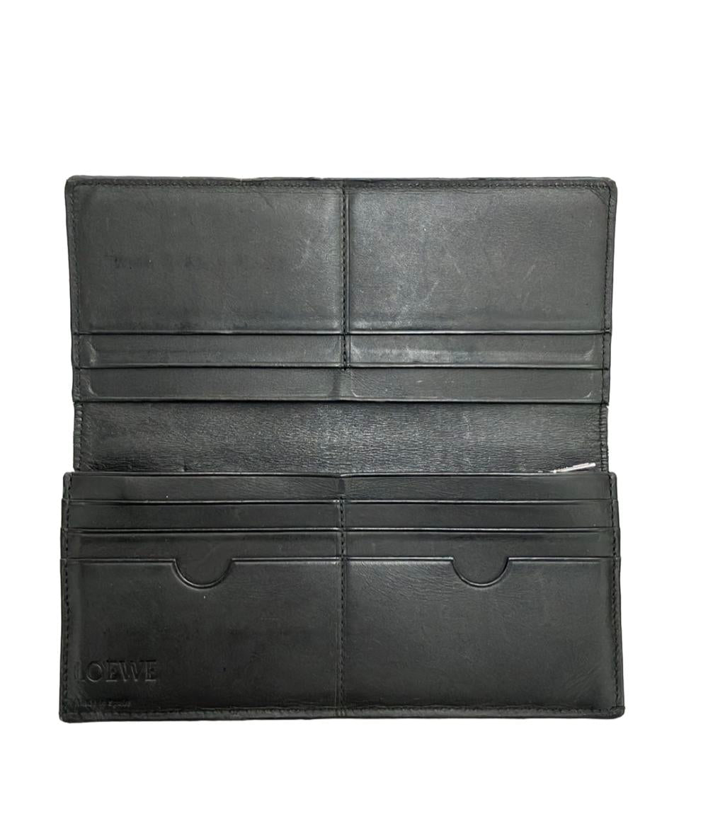 LOEWE 二つ折り長財布 レザー メンズ ロエベ