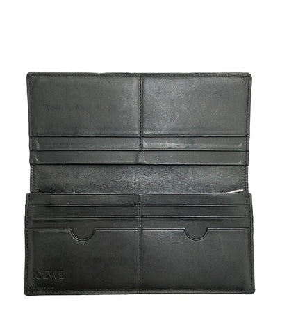 LOEWE 二つ折り長財布 レザー メンズ ロエベ