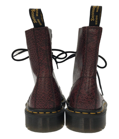 ドクターマーチン 美品 8ホールショートブーツ パイソン柄      レディース SIZE 4UK (M) Dr.Martens