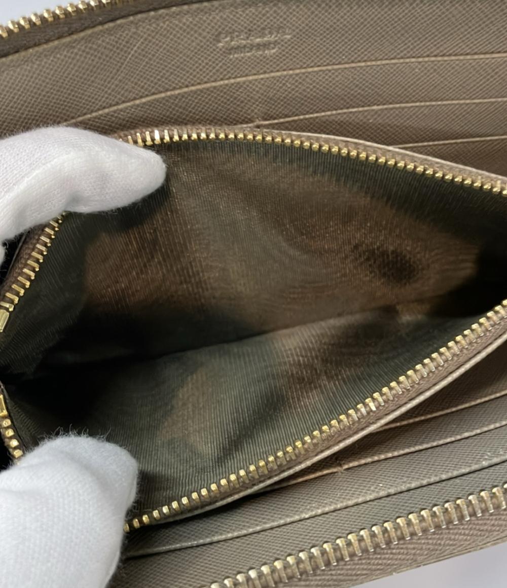 プラダ ラウンドファスナー長財布 サフィアーノカーフ レディース PRADA