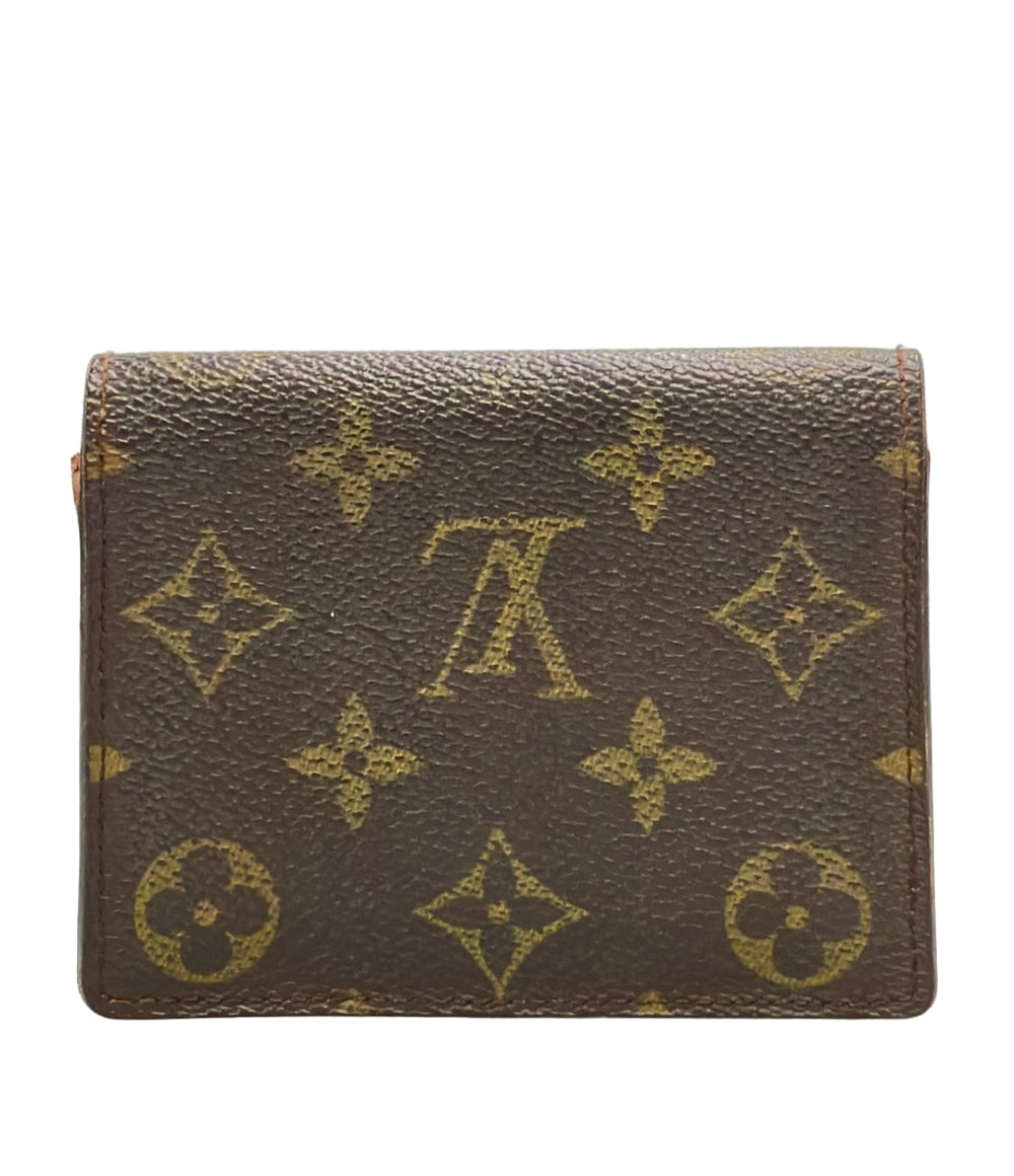 Louis Vitton モノグラム 三つ折り財布 パスケース窓付 男女兼用 訳あり LOUIS VUITTON パスケース カードケース ジャポン サンガプール