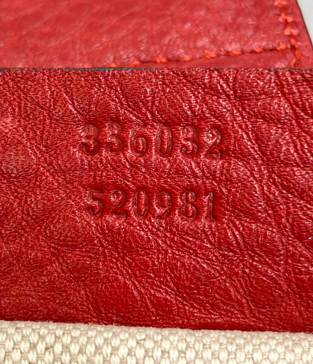 美品 GUCCI ハンドバッグ ショルダーバッグ 2WAY 斜め掛け レザー バンブー 336032 520981 レディース グッチ