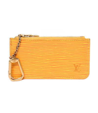 LOUIS VUITTON コインケース キーリング付き ポシェット クレ エピ M63809 レディース メンズ ルイ・ヴィトン
