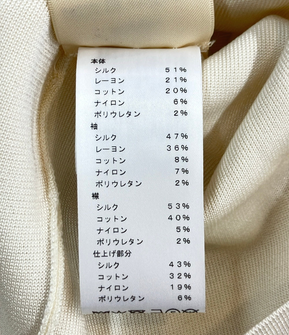 美品 HERMES パルフロワ・リミックスモチーフニット ショートスリーブ 6E2659DX レディース SIZE 40 (S) エルメス