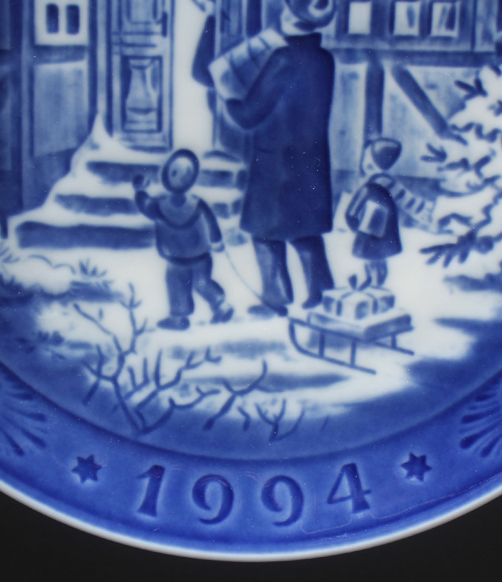 美品 Royal Copenhagen イヤープレート 飾り皿 18cm 1994 ロイヤルコペンハーゲン