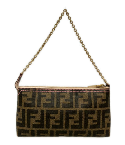 FENDI チェーンハンドバッグ ズッカ 8BR592 レディース フェンディ