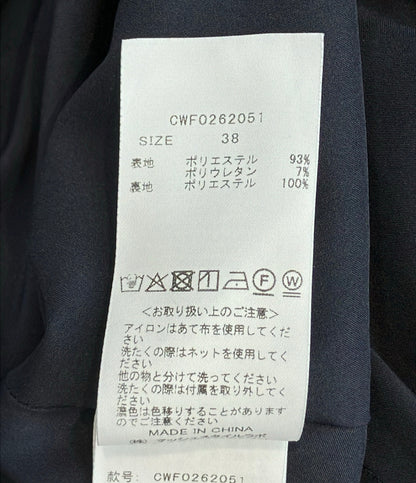 CELFORD ノースリーブ カシュクールラッフルワンピース レディース SIZE 38 セルフォード