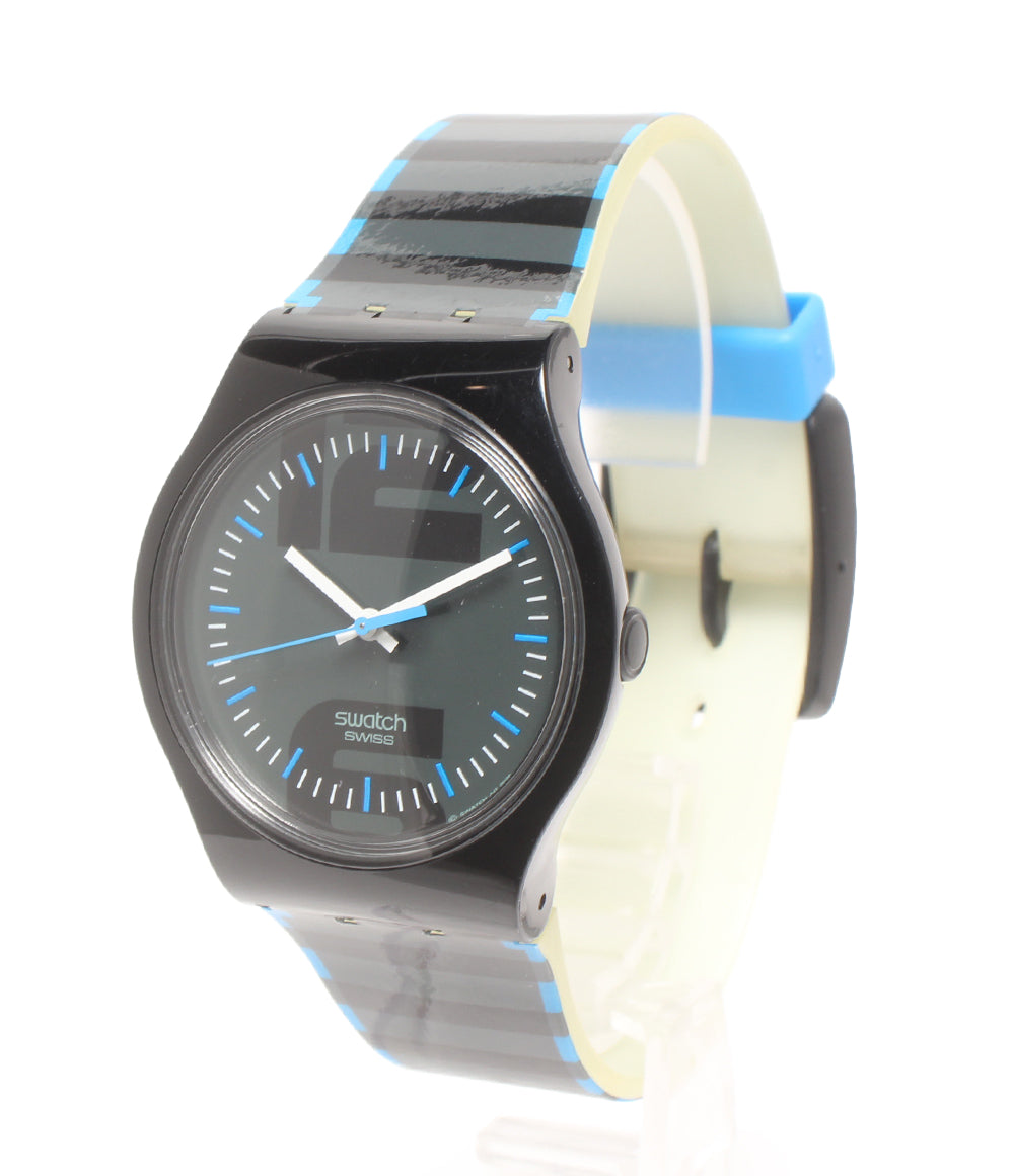 Swatch 腕時計 クオーツ ブラック レディース スウォッチ