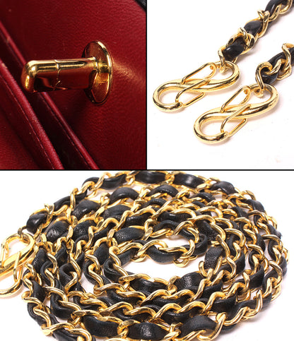 CHANEL 2wayハンドバッグ ショルダーバッグ 斜め掛け ゴールド金具 ラムスキン 1番台 マトラッセ レディース シャネル