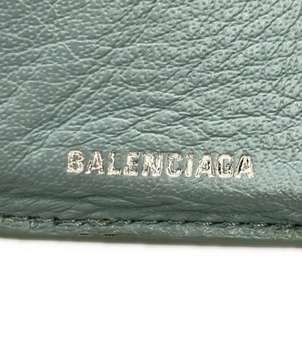 BALENCIAGA 三つ折り財布 レザー ペーパーミニ 391446 4005 レディース バレンシアガ