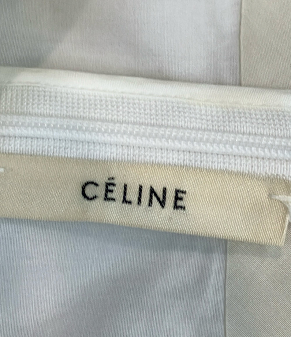CELINE 半袖Tシャツ フリル デザインカットソー レディース SIZE 38 (M) セリーヌ