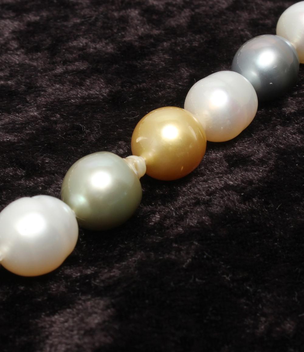美品 ネックレス バロックパール 11.0-13.0mm レディース