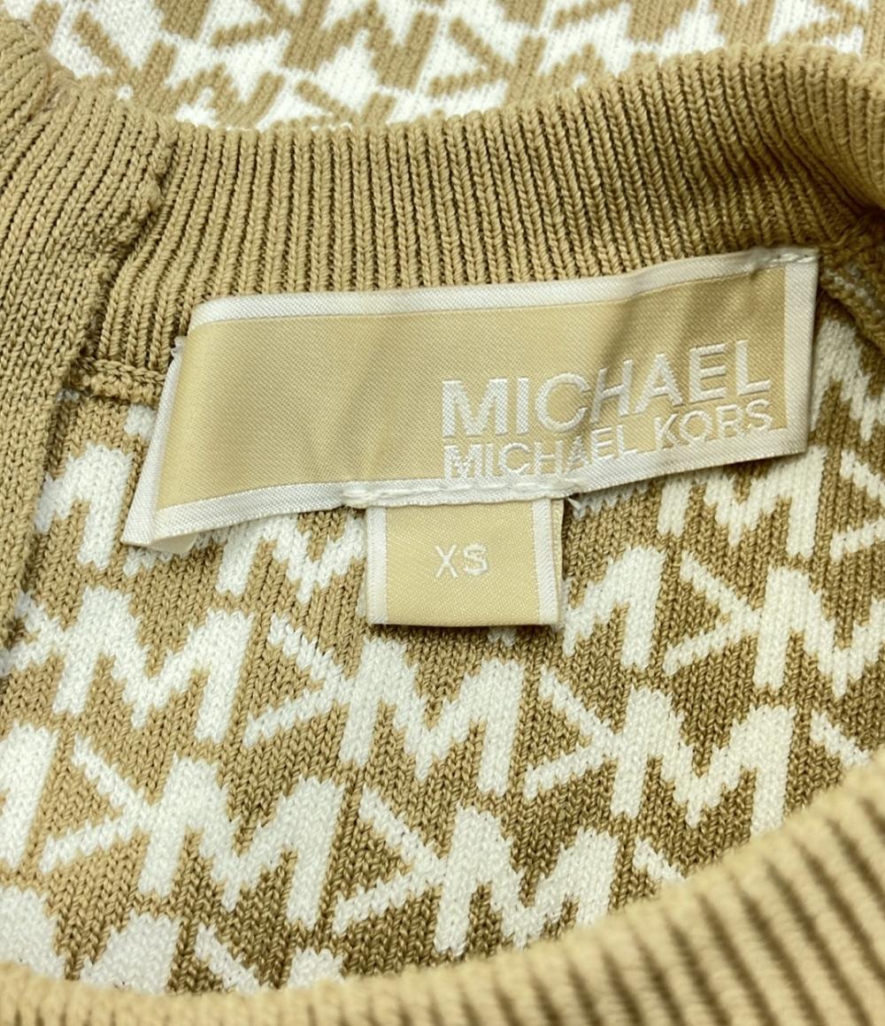 美品 マイケルコース 半袖ニットワンピース レディース SIZE XS Michael Kors