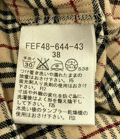 美品 バーバリーブルーレーベル 長袖シャツ レディース SIZE 38 (M) BURBERRY BLUE LABEL