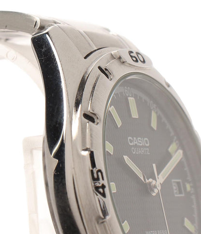 CASIO 腕時計 クオーツ ブラック MTP-1244 メンズ カシオ