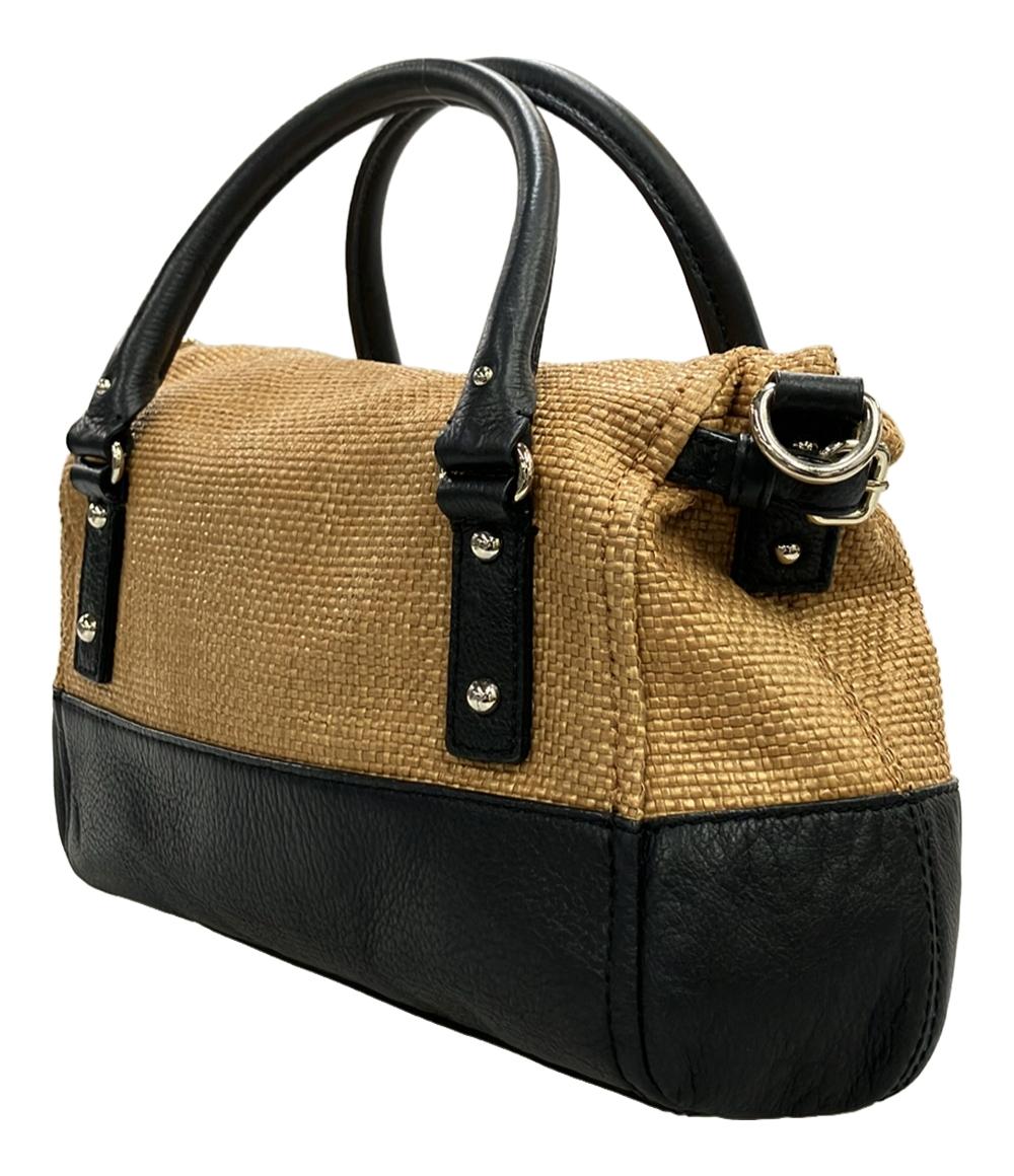 Kate Spade ハンドバッグ ショルダーバッグ 2WAY 斜め掛け ストロー レザー PXRU3497 レディース ケイトスペード