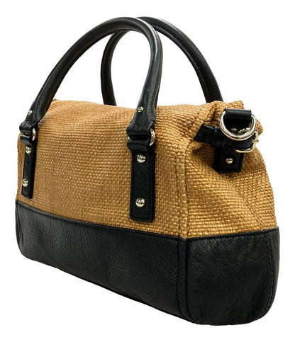 Kate Spade ハンドバッグ ショルダーバッグ 2WAY 斜め掛け ストロー レザー PXRU3497 レディース ケイトスペード