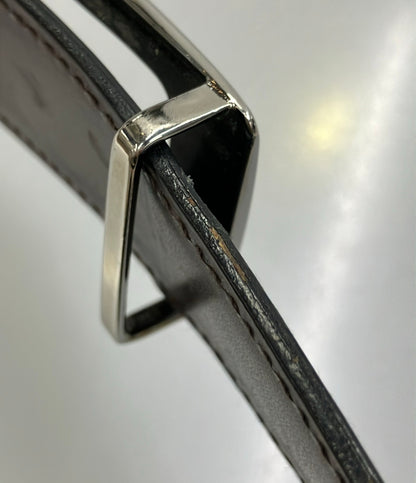 GUCCI ベルト スクエアG バックル レザー 124691 1476 100 40 メンズ グッチ