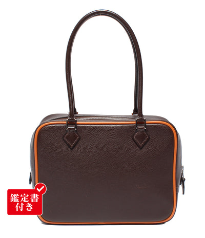 HERMES ハンドバッグ シルバー金具 □I刻印 ヴォーエプソン ミニプリュム レディース エルメス