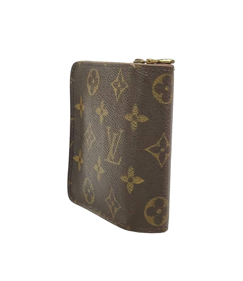 LOUIS VUITTON 二つ折り財布 コンパクト ジップ モノグラム M61667 レディース ルイ・ヴィトン