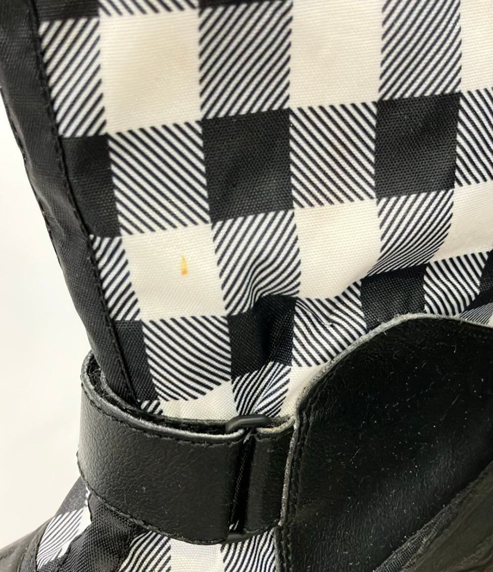 Columbia スノーブーツ 防寒 ギンガムチェック柄 BY1311-010 キッズ SIZE 22.0 コロンビア