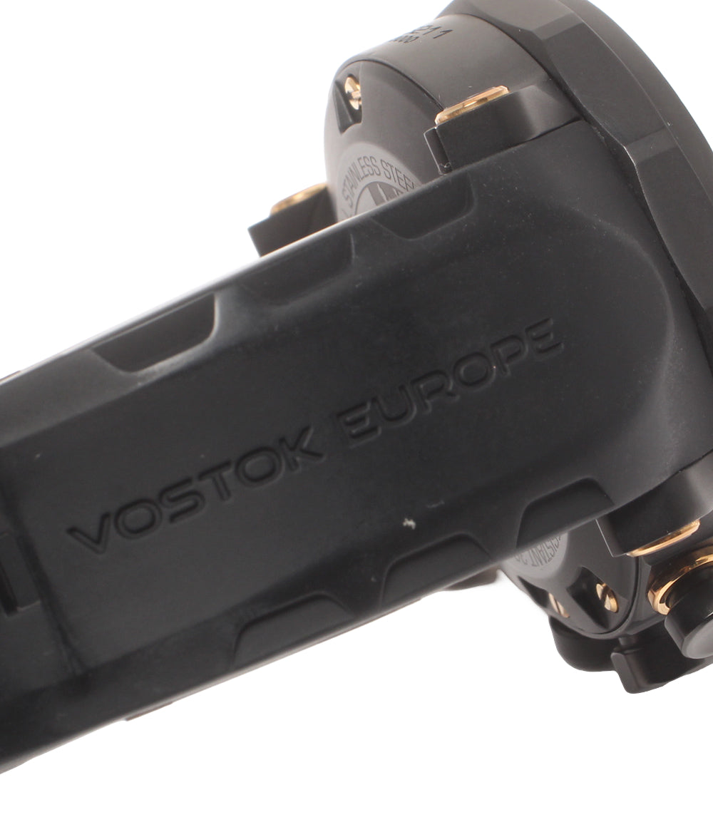 VOSTOK EUROPE 腕時計 クオーツ ブラック メンズ ボストーク ヨーロッパ