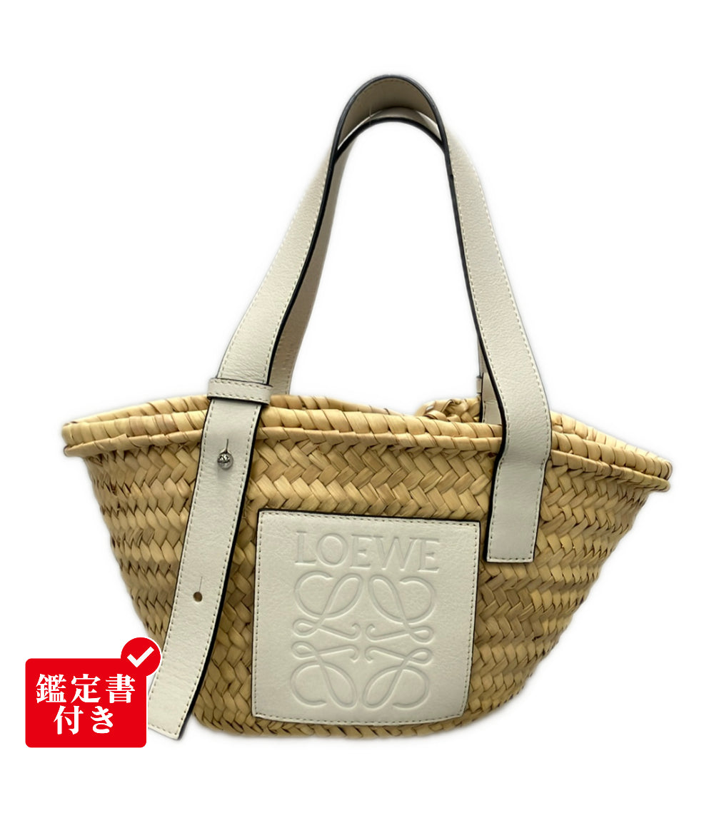 美品 LOEWE ハンドバッグ かごバッグ BASKET SMALL BAG レディース ロエベ