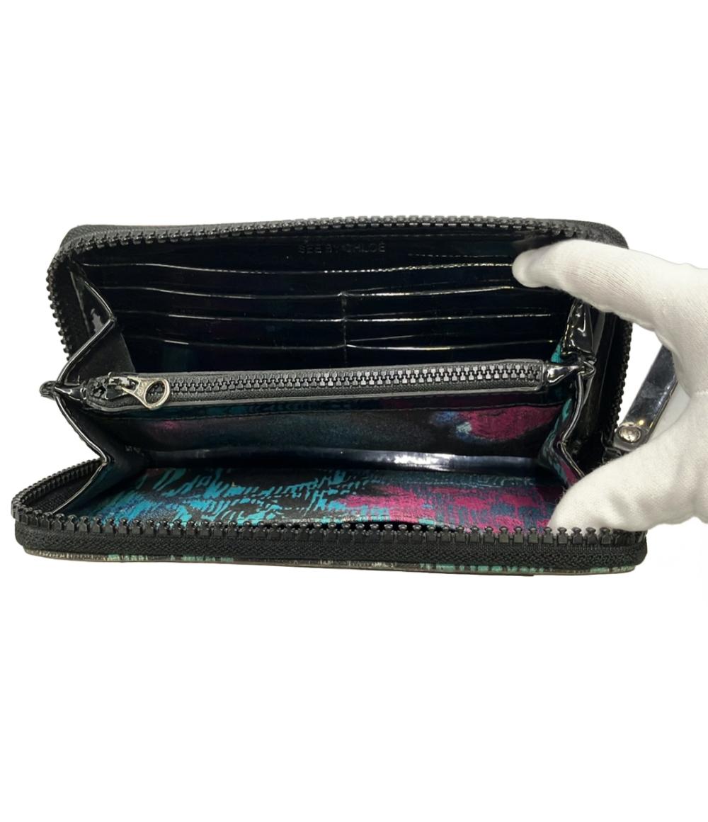 シーバイクロエ ラウンドファスナー長財布 ユニセックス SEE BY CHLOE