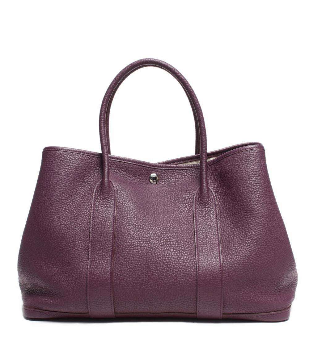 エルメス レザートートバッグ □P刻印 シルバー金具 ガーデンパーティー PM ネゴンダ レディース HERMES