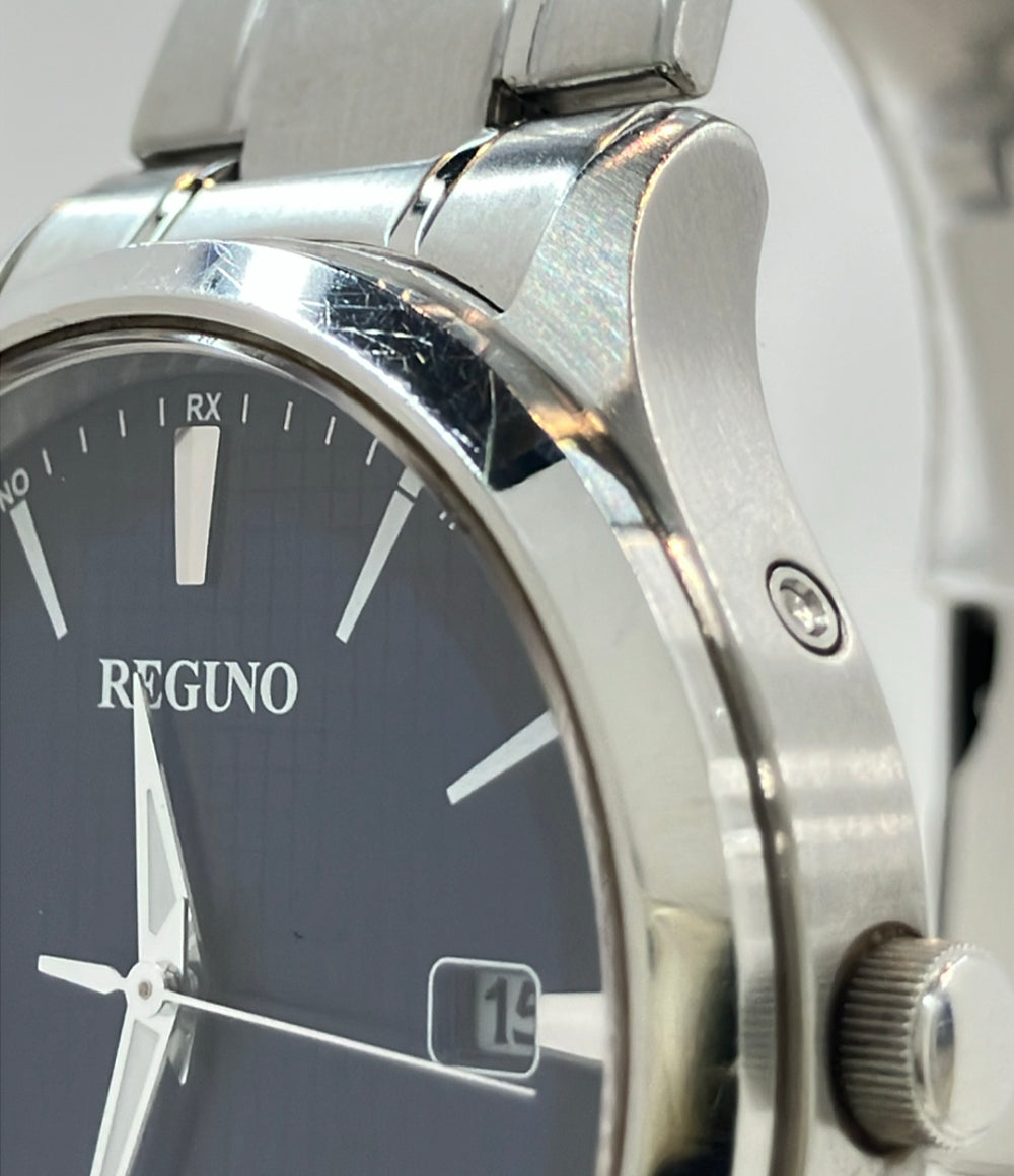 CITIZEN 腕時計 レグノ REGUNO ソーラー ネイビー H416-R009729 メンズ シチズン