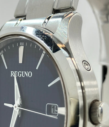 CITIZEN 腕時計 レグノ REGUNO ソーラー ネイビー H416-R009729 メンズ シチズン